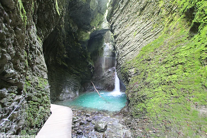 Cascade de Kozjak Slovénie