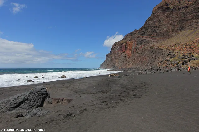 Plage Valle Gran Rey La Gomera Canaries Espagne