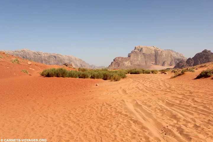 Désert Wadi Rum Jordanie