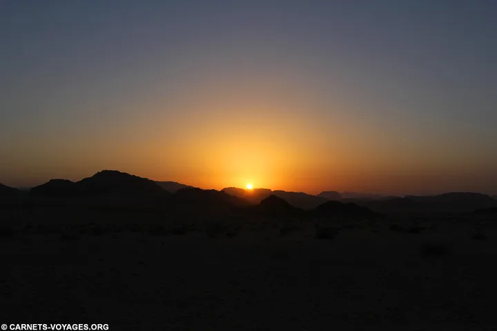 Désert Wadi Rum Jordanie