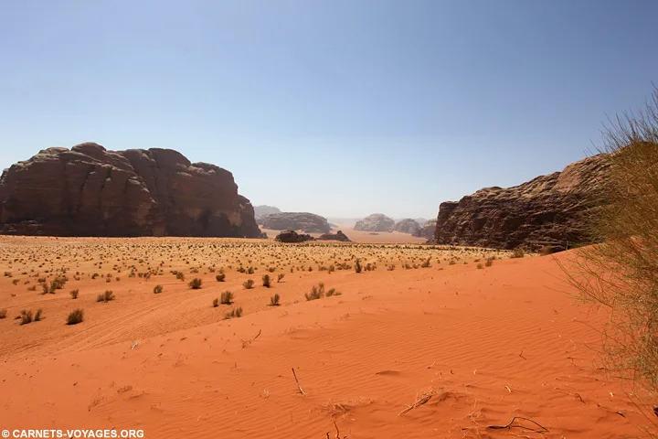 Désert Wadi Rum Jordanie