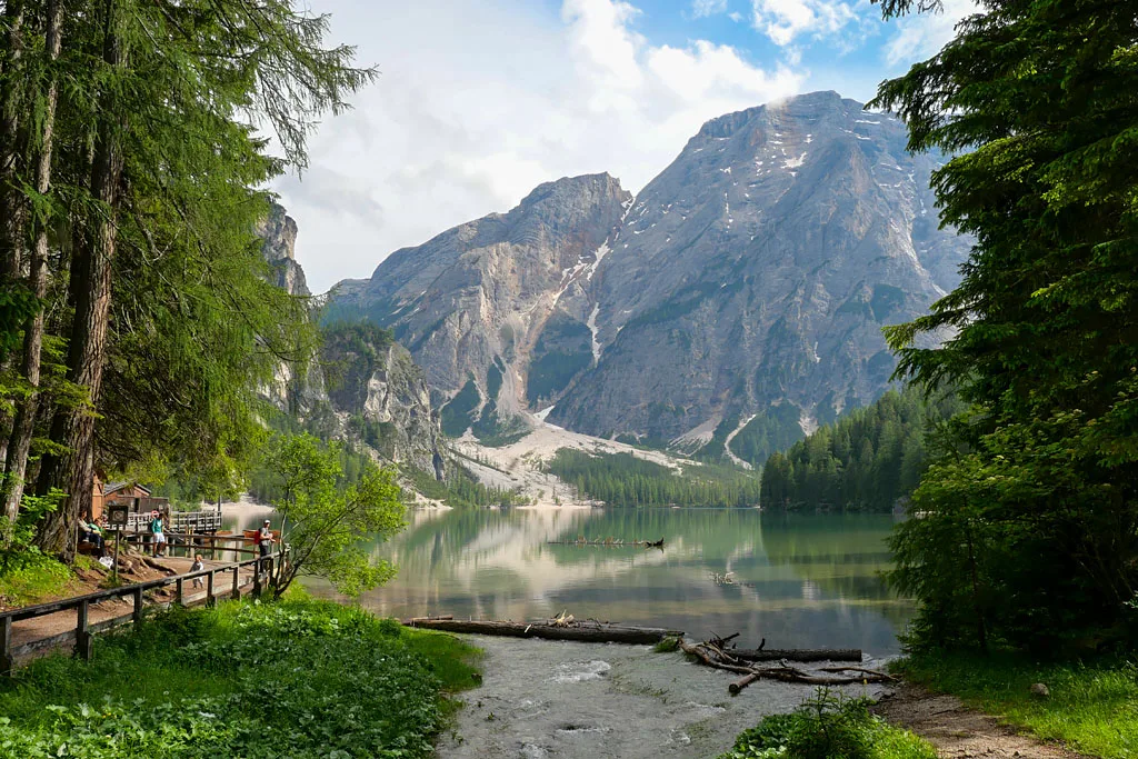 Lago di Braies Dolomites Italie