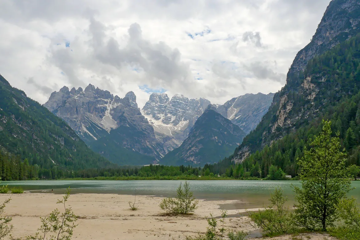 Lago di Landro road trip Dolomites Italie