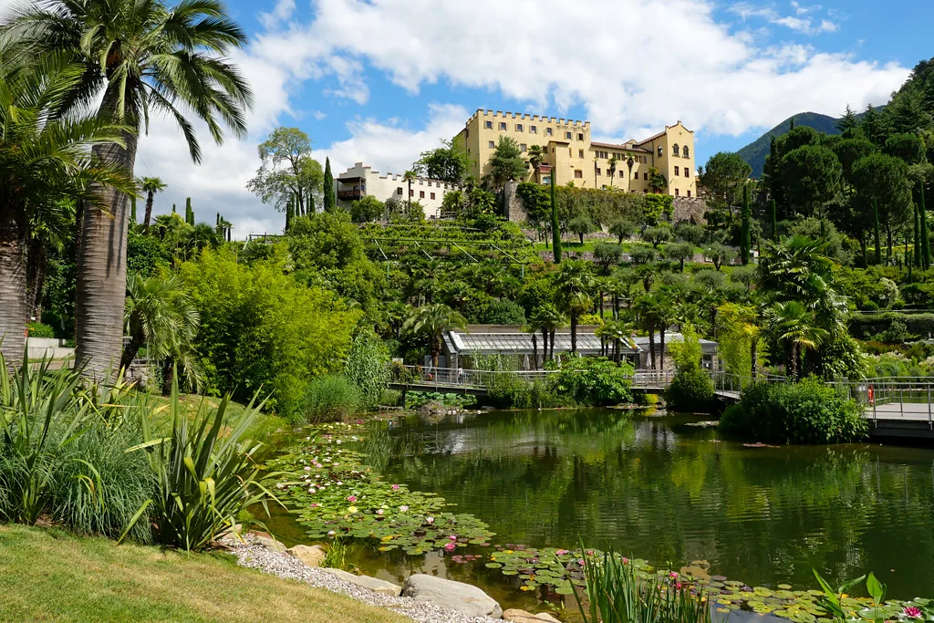 Les jardins du château Trauttmansdorff à Merano Italie