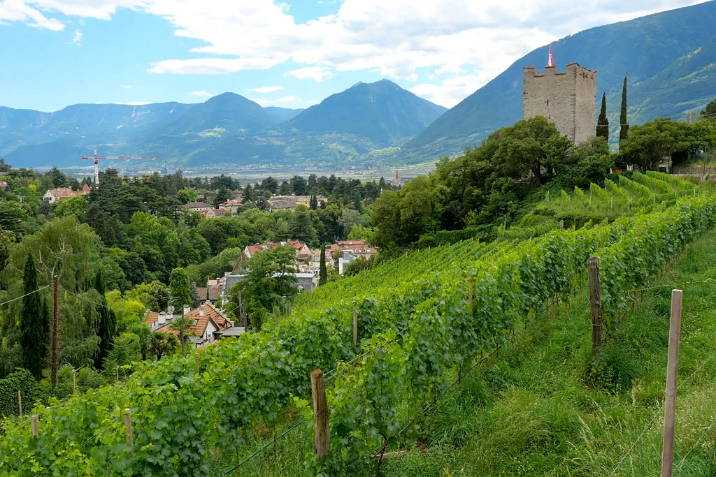Promenade Tappeiner Weg à Merano Italie