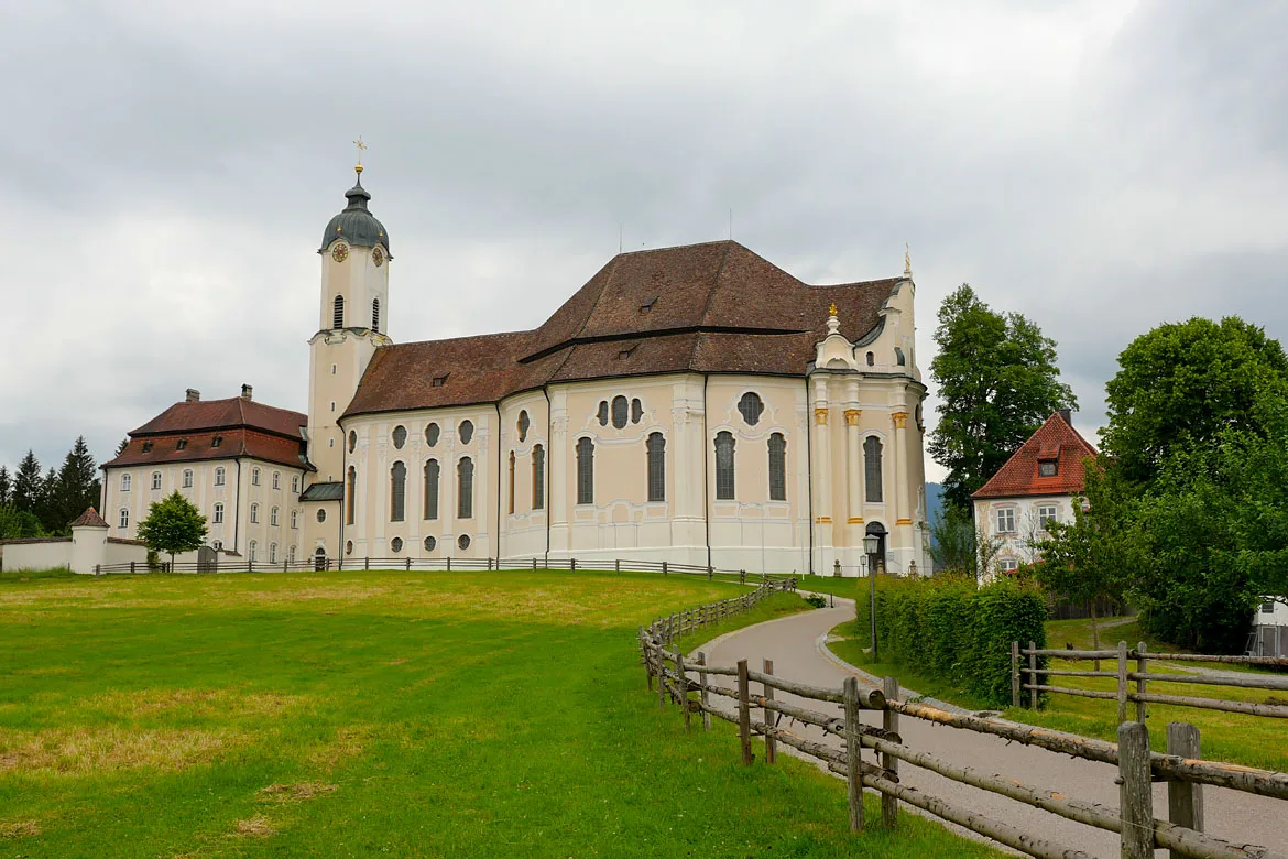 Église de Wies (Wieskirche) - Road Bavière