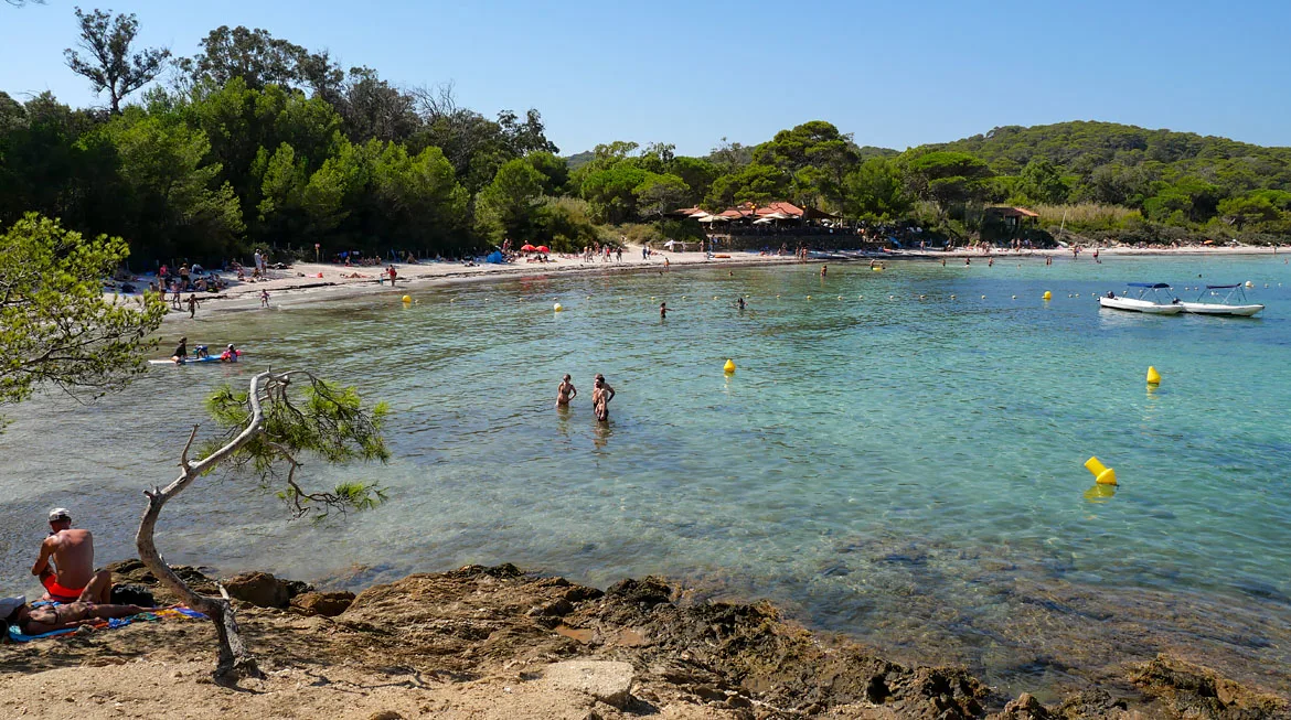 Porquerolles plage d'Argent