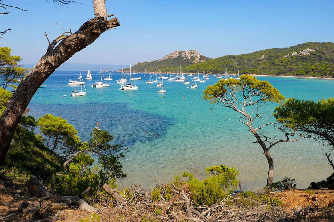 Porquerolles cote d'azur plage Notre Dame