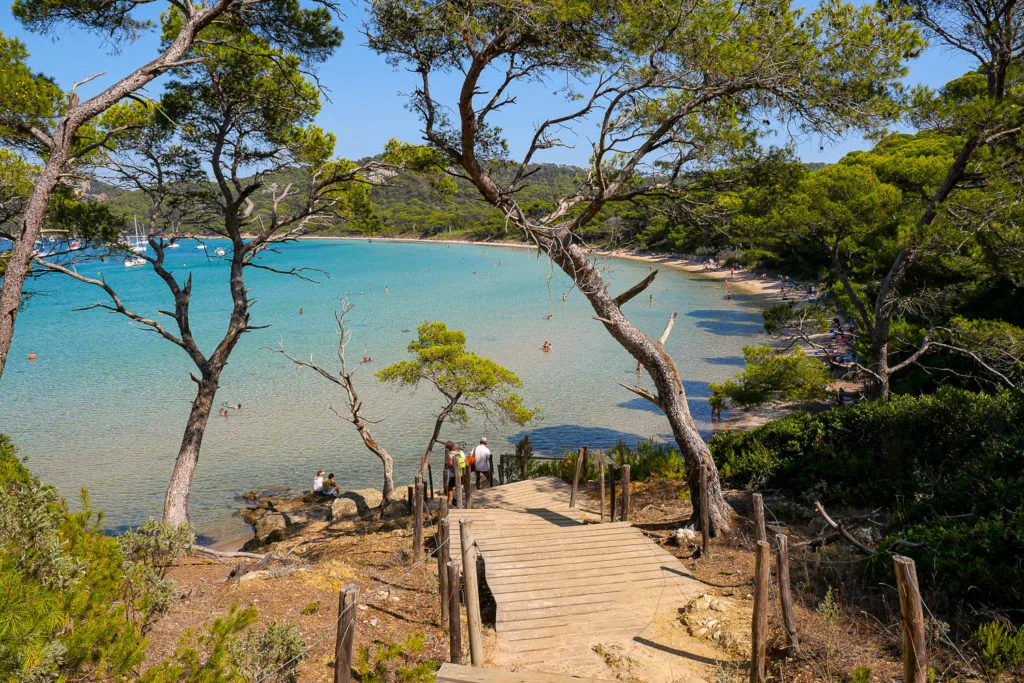 Cadrage grand angle 12 mm olympus 12-100 f/4 ile porquerolles