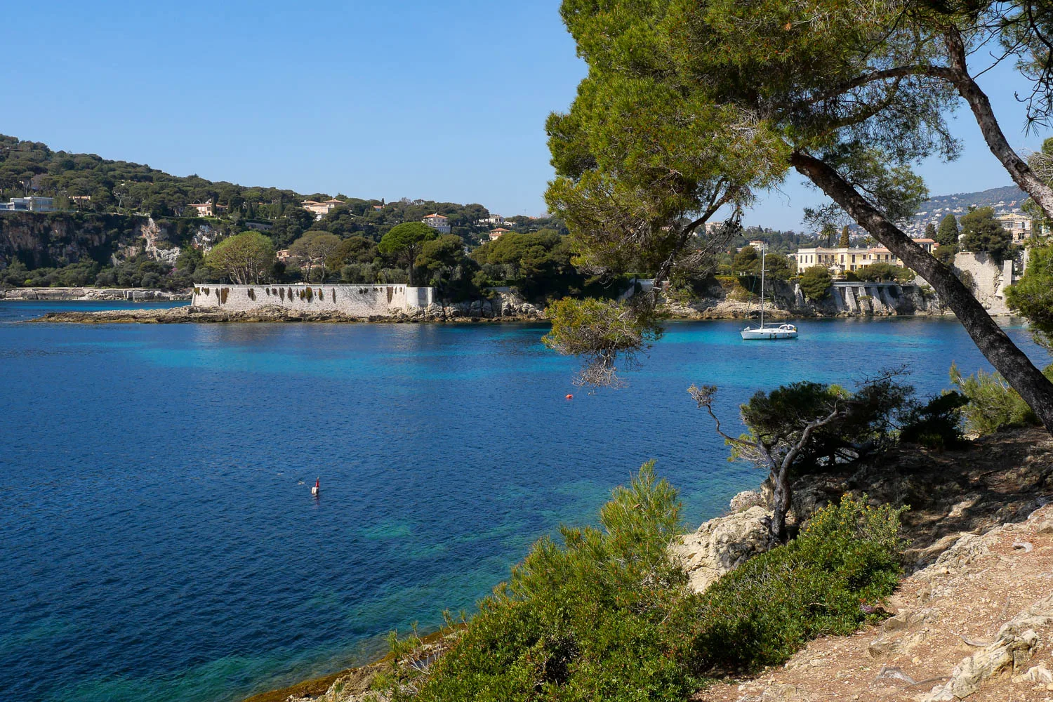 Anse des Fossettes Saint Jean Cap Ferrat Côte d'Azur