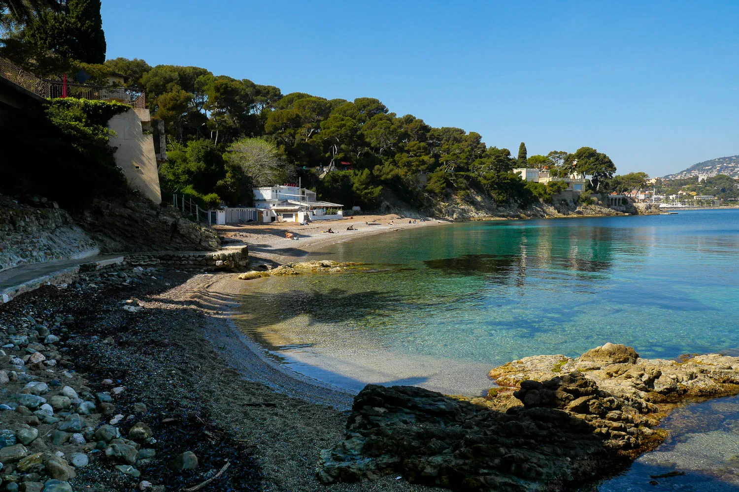Plage La Paloma Saint Jean Cap Ferrat Côte Pointe Saint Hospice