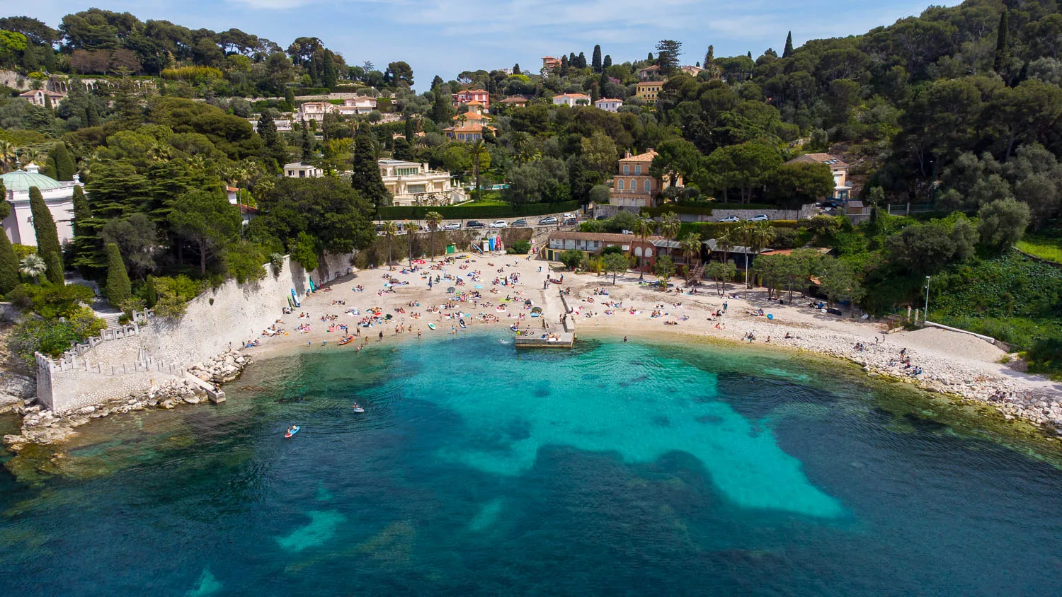 Plage de Passable visiter Saint Jean Cap Ferrat Côte d'Azur