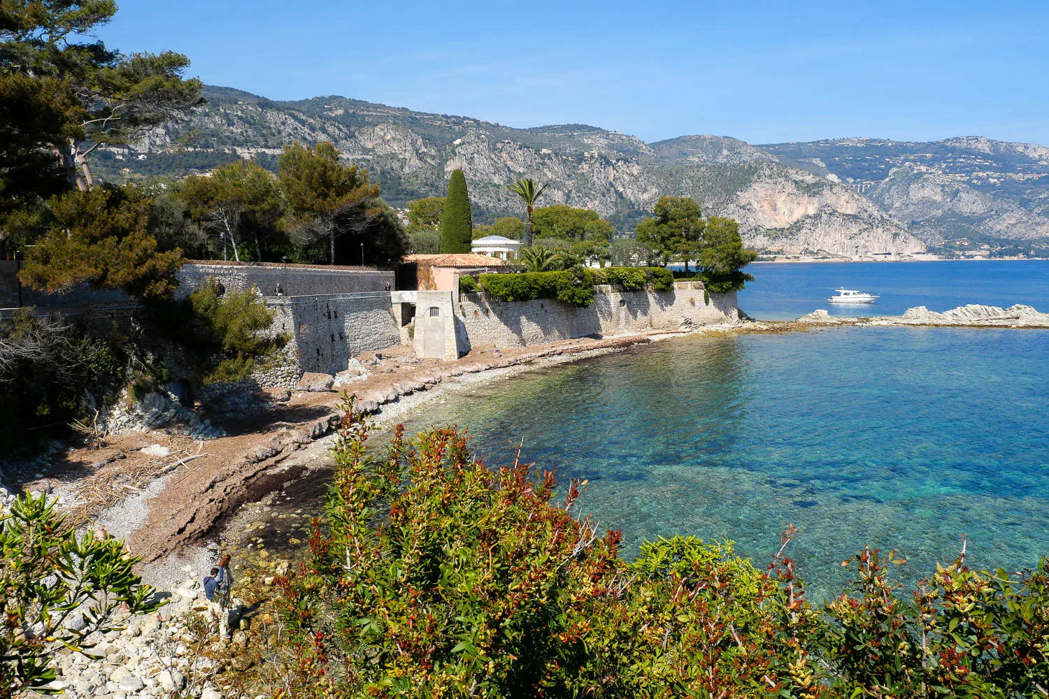 Promenade Maurice Rouvier visiter Saint Jean Cap Ferrat
