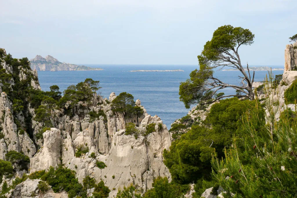 Vue sur l'archipel de Riou Marseille
