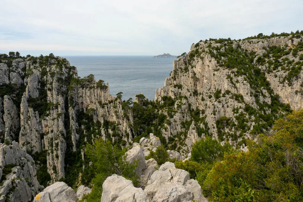 Vue sur l'archipel de Riou Marseille
