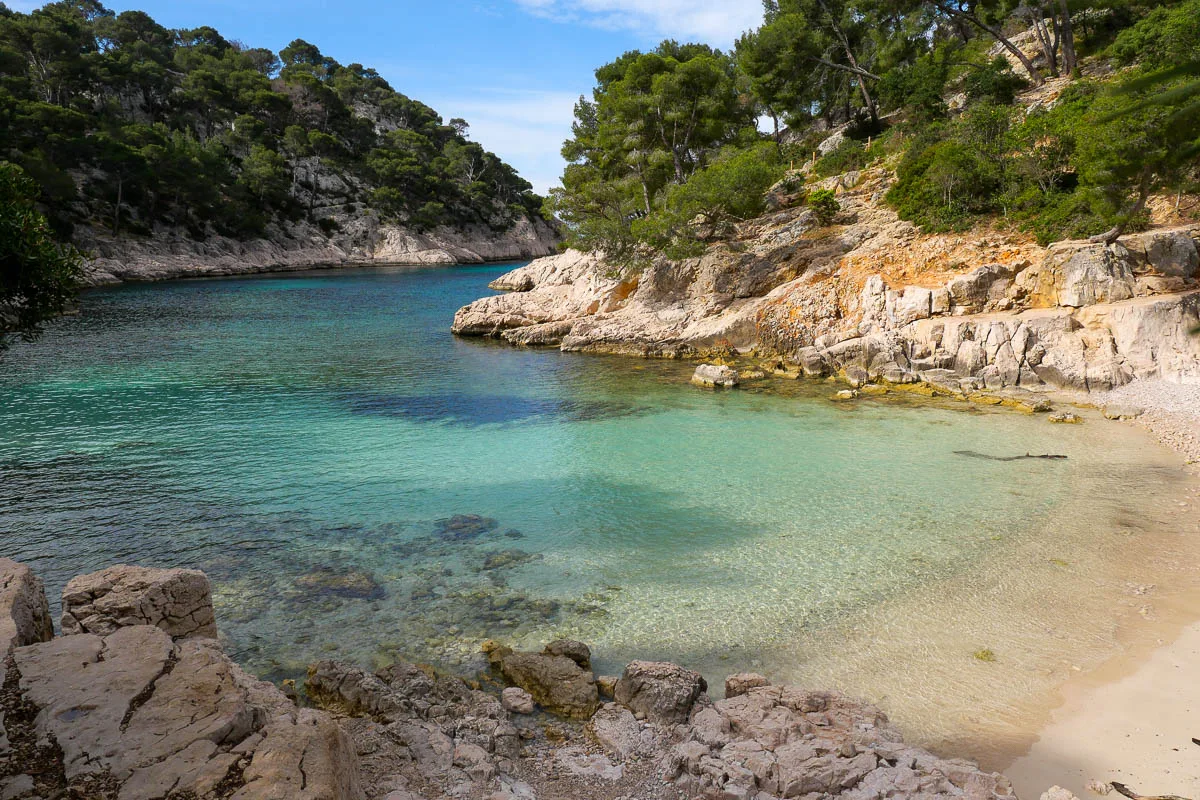 Plage calanque port pin calanques cassis marseille