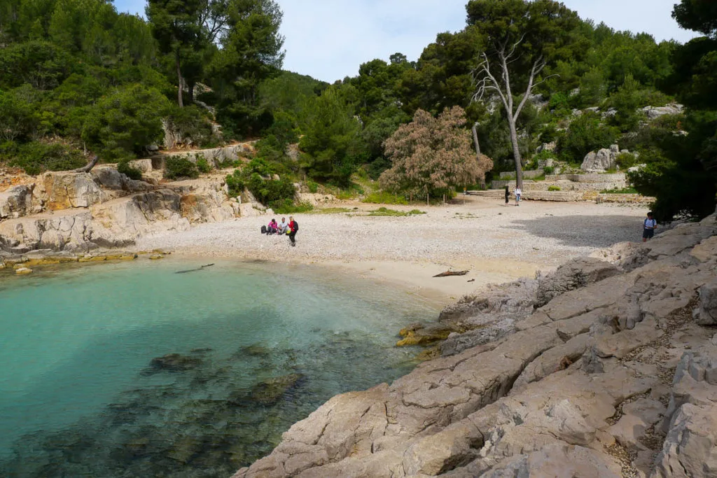 Plage calanque port pin calanques cassis marseille