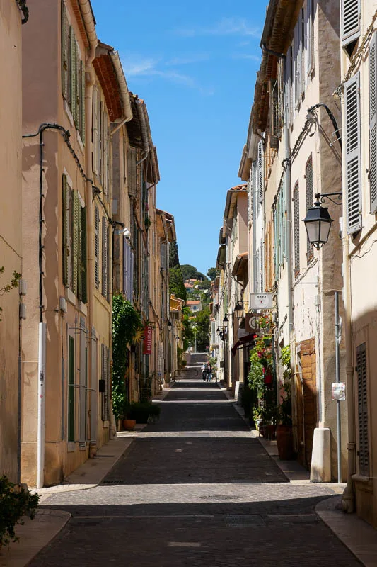 Ruelles vieux Cassis Provence France