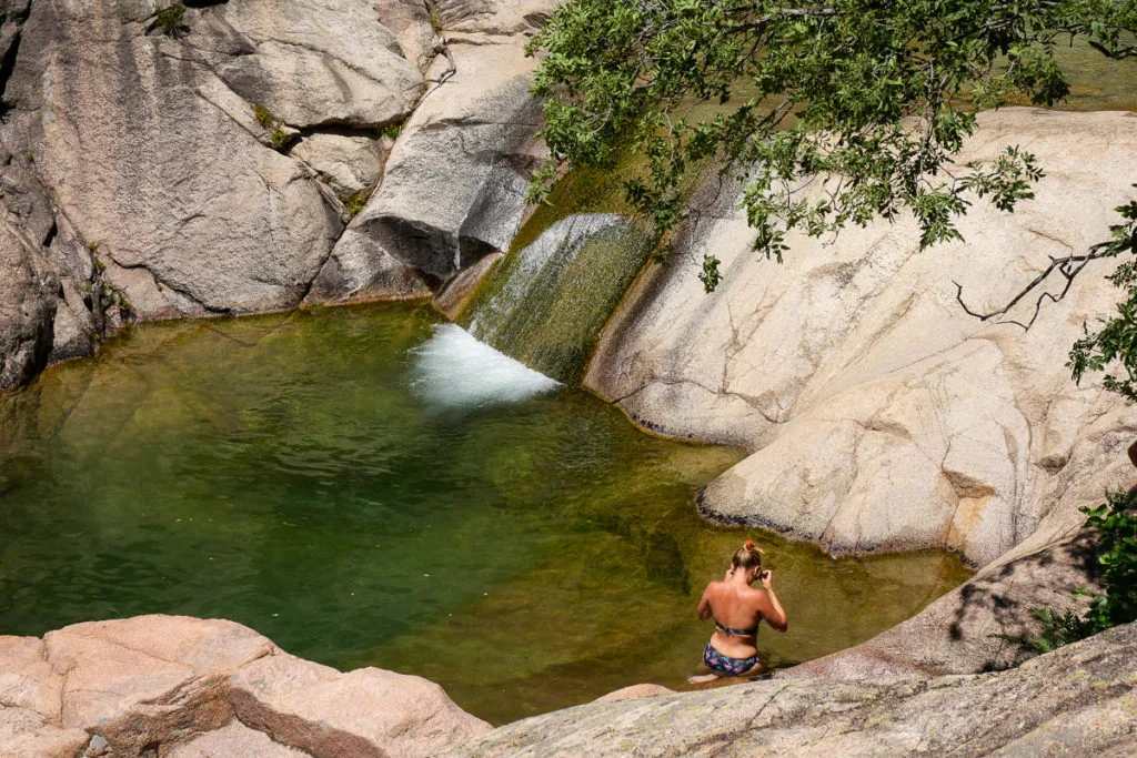 Cascades de Purcaraccia en Corse