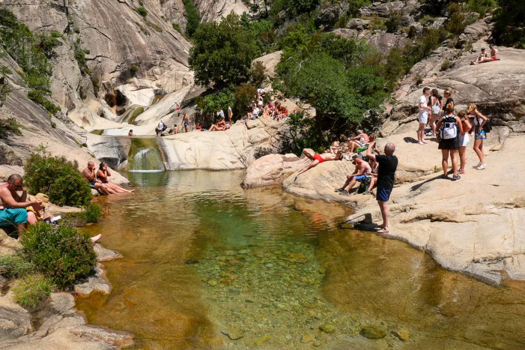 Cascades de Purcaraccia en Corse