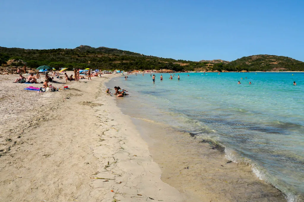 Plage de Rondinara en Corse