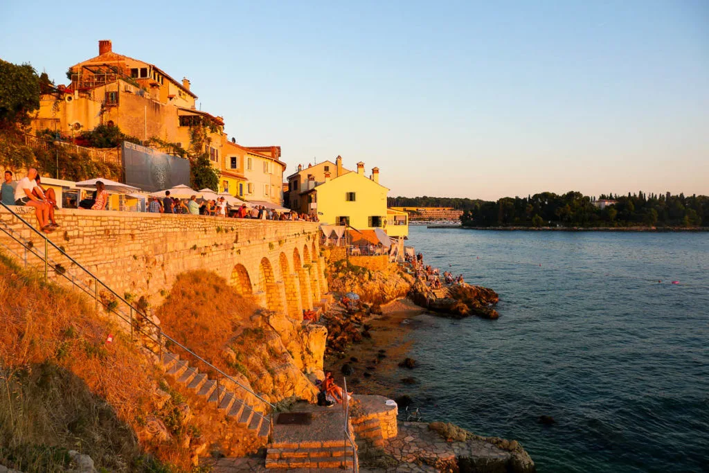 Sunset over the Adriatic Sea what to do in Rovinj Croatia