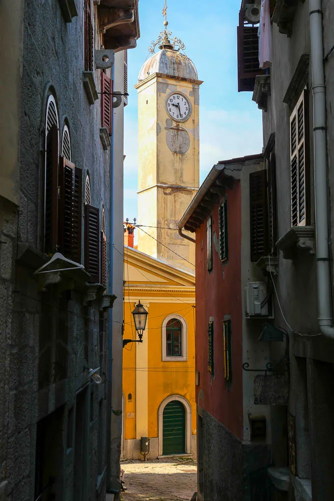 Church Labin Croatia road trip Istria