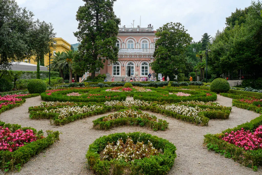 Opatija lungomare garden Croatie