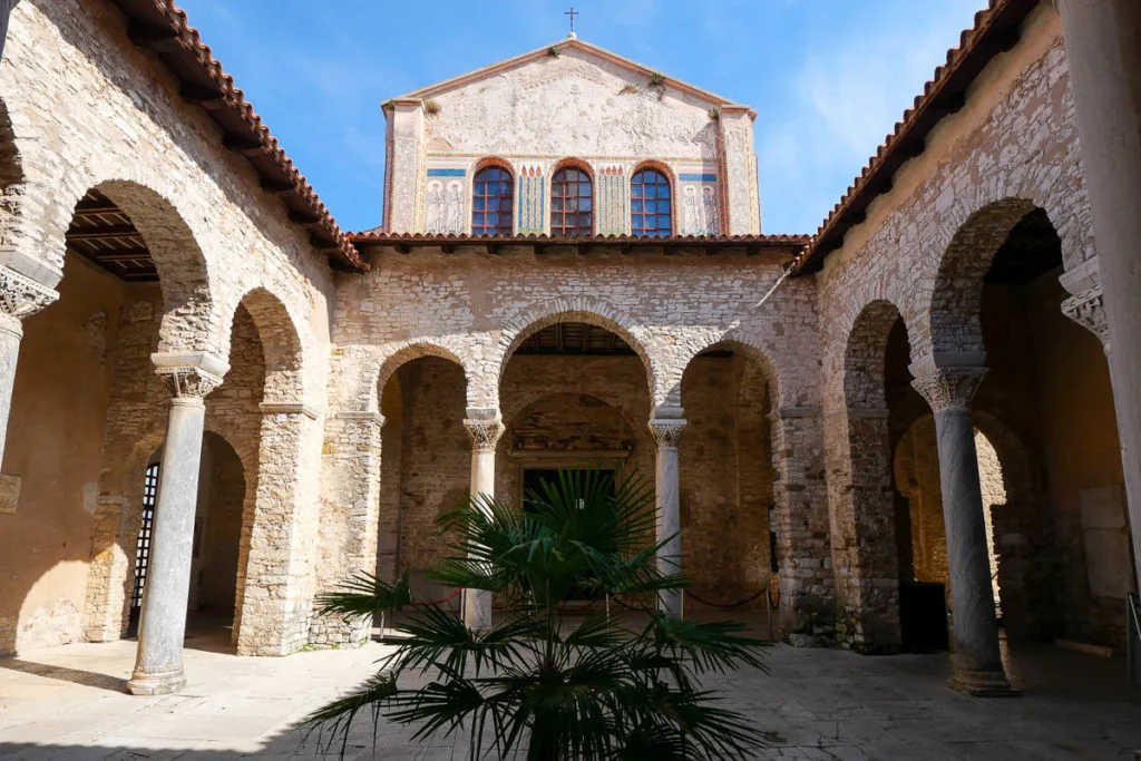 Basilique euphrasienne de Porec en Croatie