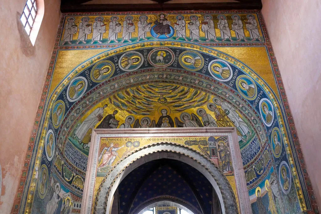 Basilique euphrasienne mosaiques de Porec en Croatie