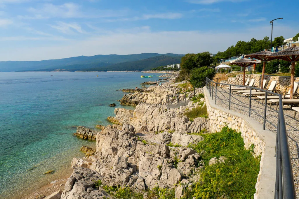 Rabac beach Croatia things to do in Istria