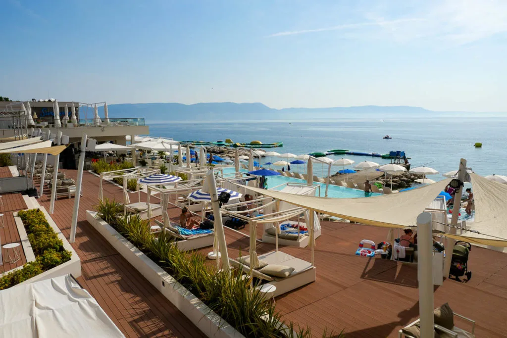 Rabac beach Croatia road trip Istria