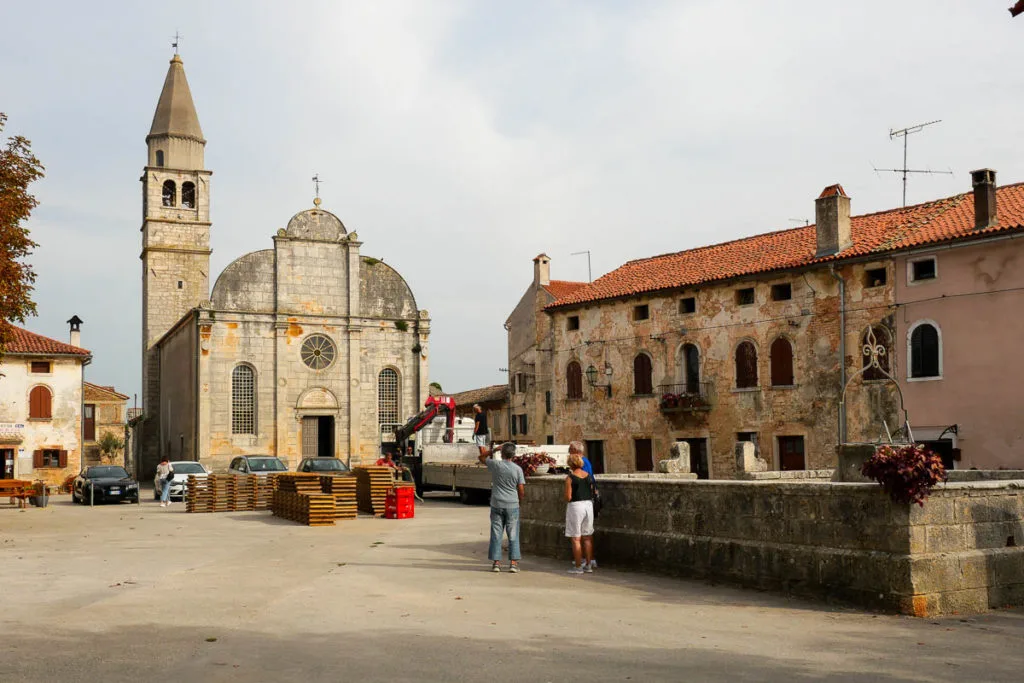 Svetvinčenat village square Croatia things to do in Istria