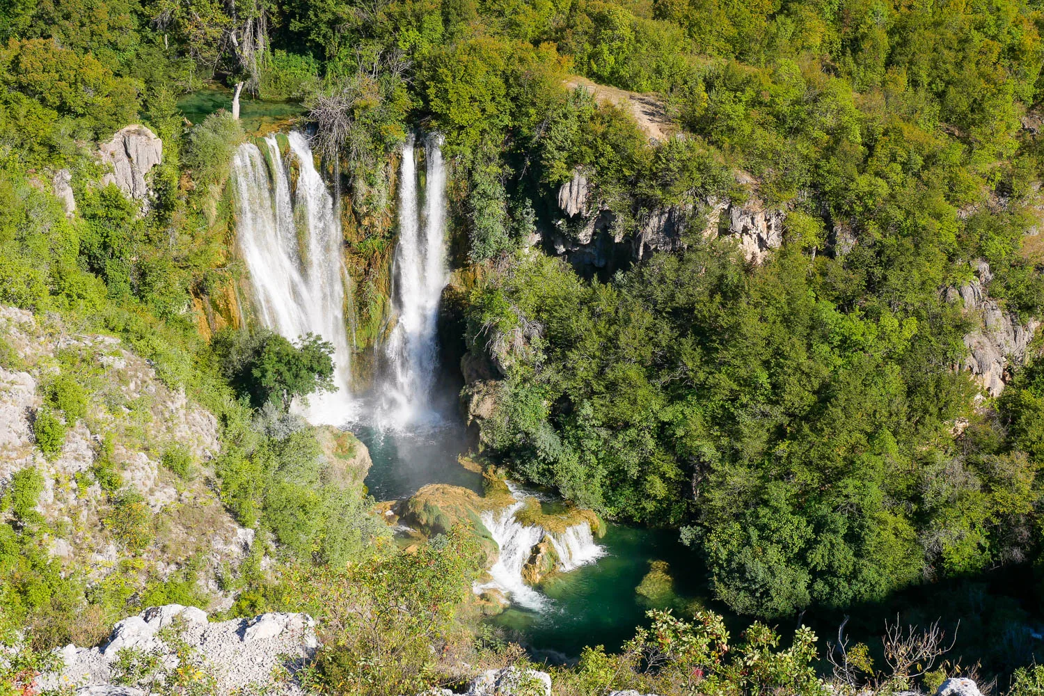 cascades de Manojlovački visiter parc national de Krka Croatie