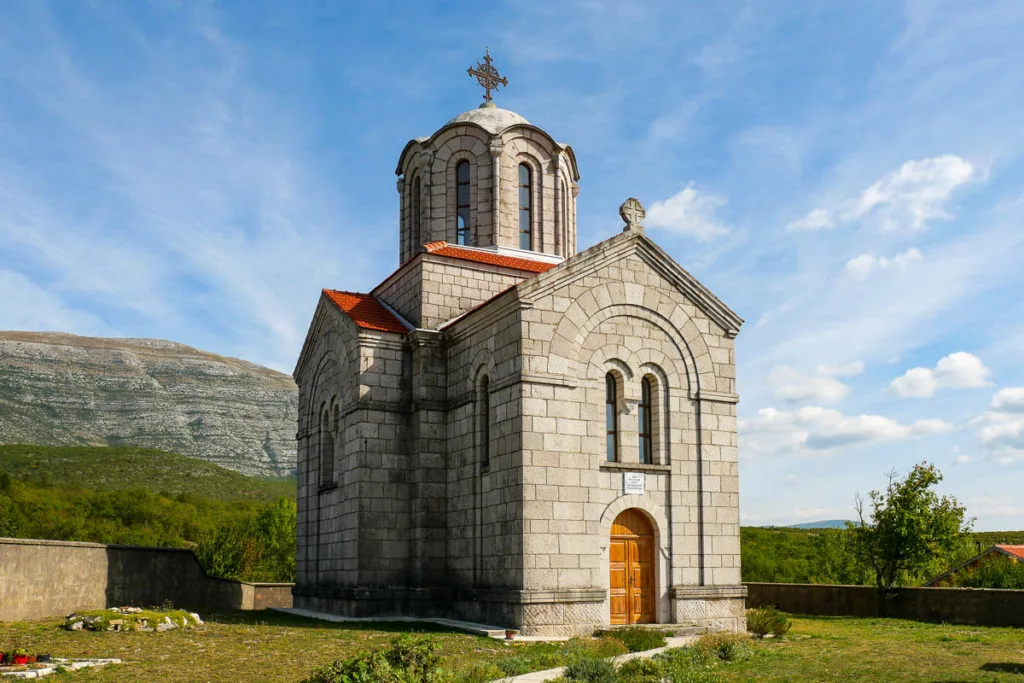 Eglise orthodoxe serbe Cetina Croatie
