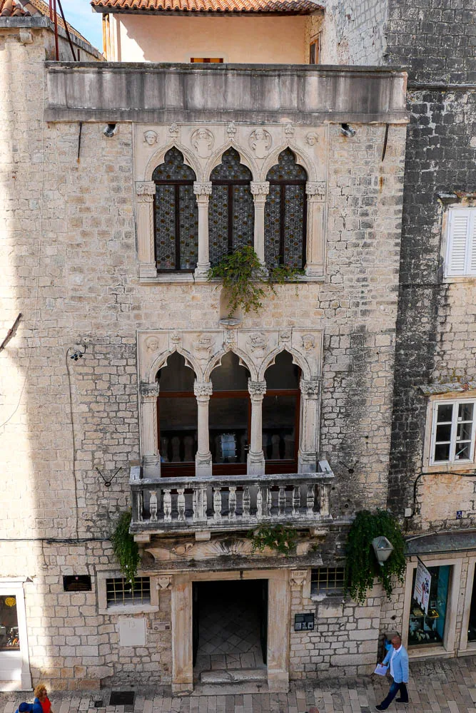 Facade Cipiko Palace Trogir Croatia