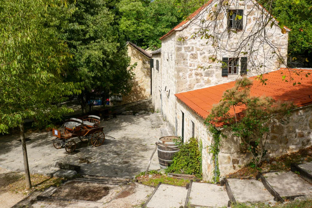 Moulin Roski Slap rivière Krka Croatie