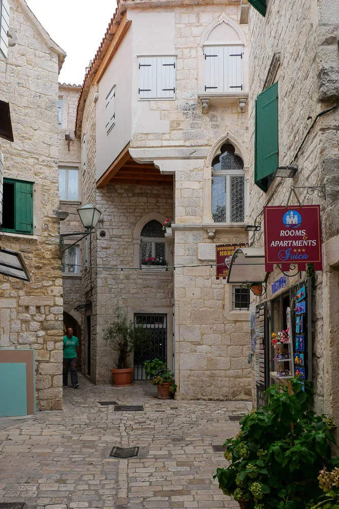 Medieval alley things to do in Trogir Croatia