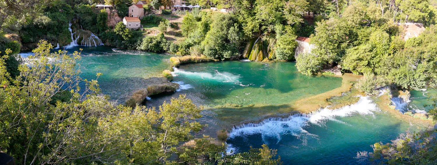 cascades chute skradinski buk parc national krka croatie