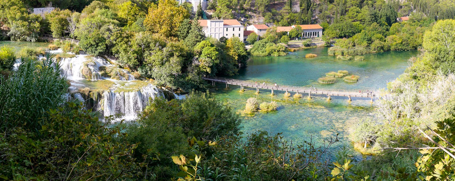 cascades chute skradinski buk visiter parc national krka croatie
