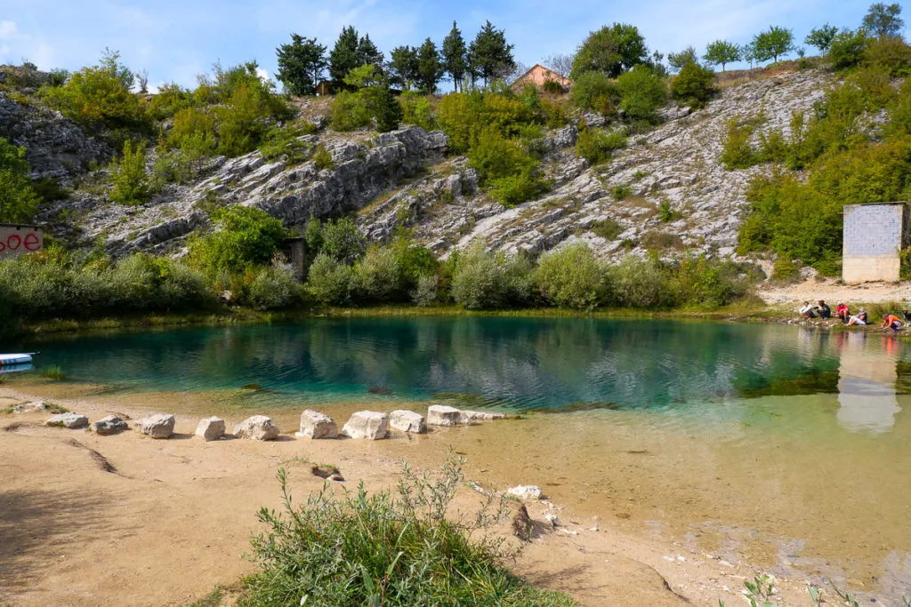 Lac source riviere Cetina Croatie