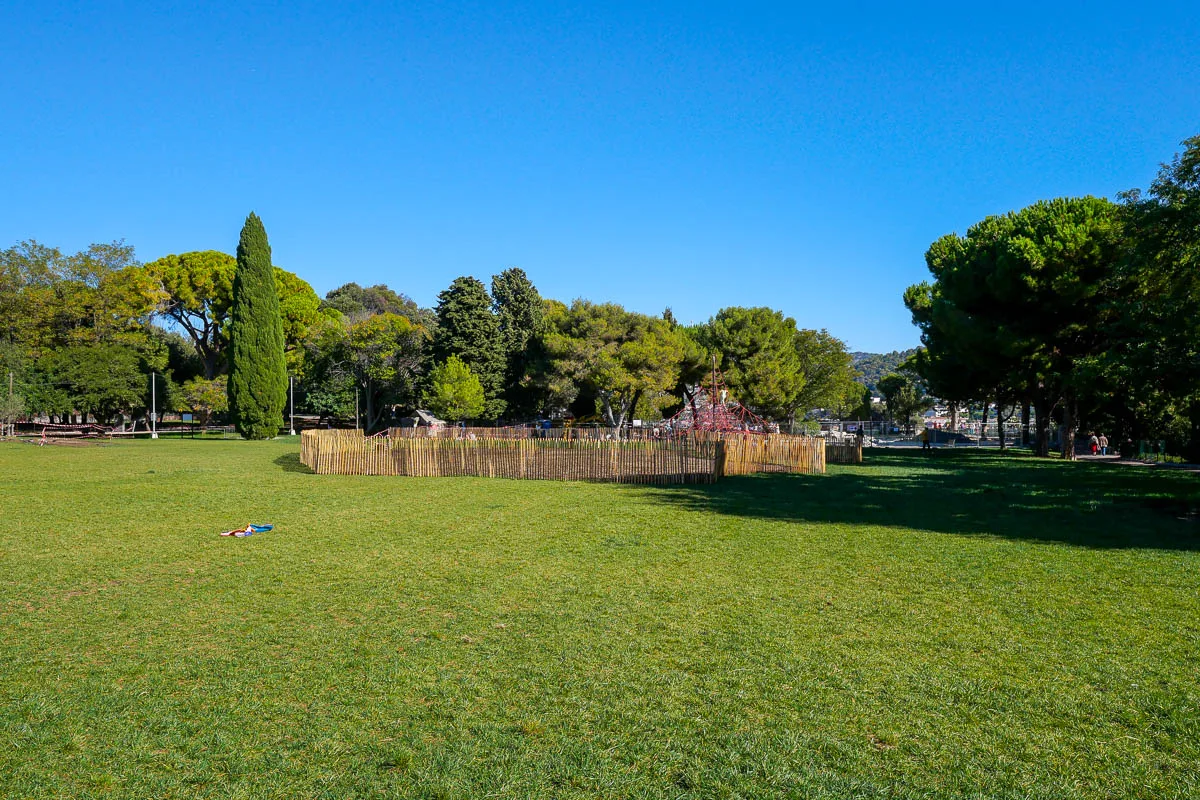 Parc de la colline du château à Nice France