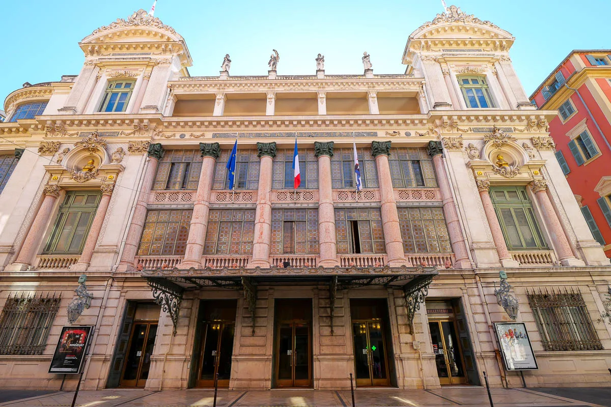Façade Opéra de Nice France