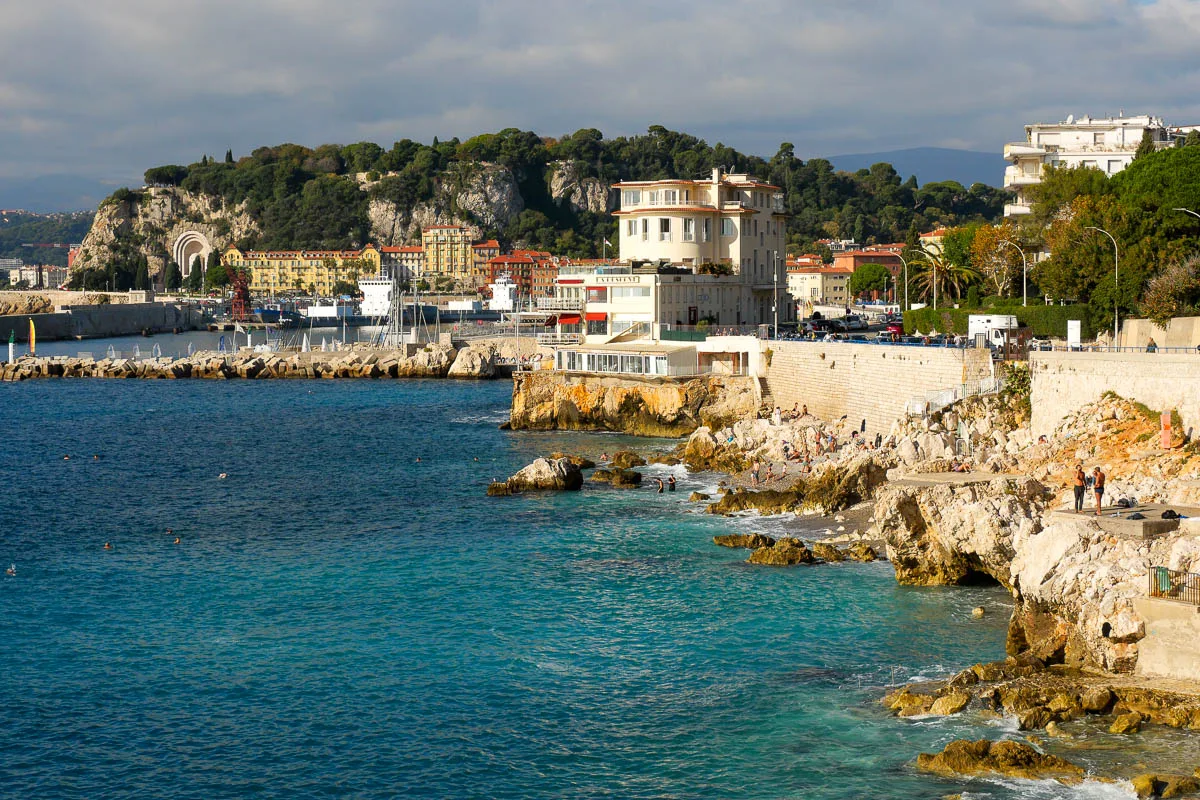 Plage de la Réserve visiter Nice Côte d'Azur France