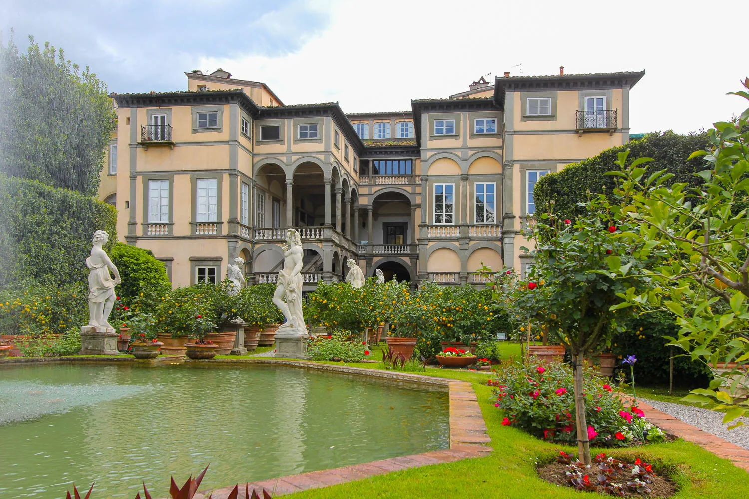 Palazzo Pfanner jardins que faire à Lucques Italie