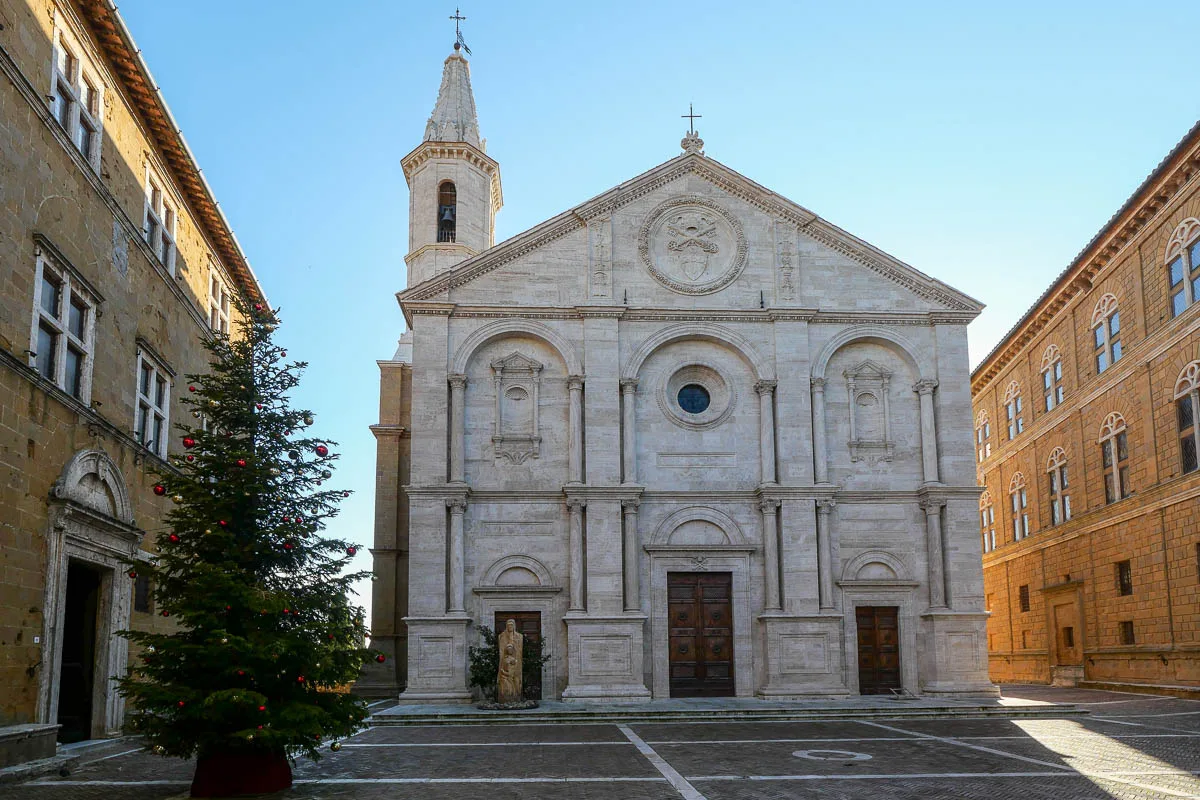 Village Pienza Italy Tuscany road trip