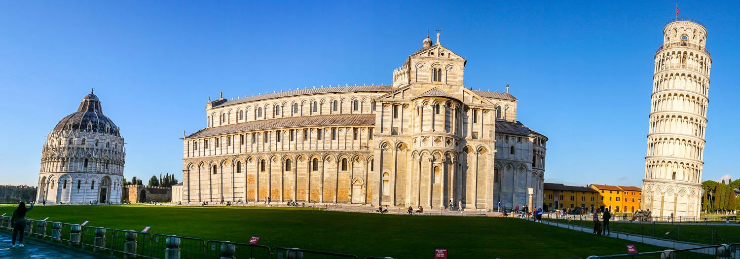 what to do in Pisa in Italy leaning tower, duomo, baptistery
