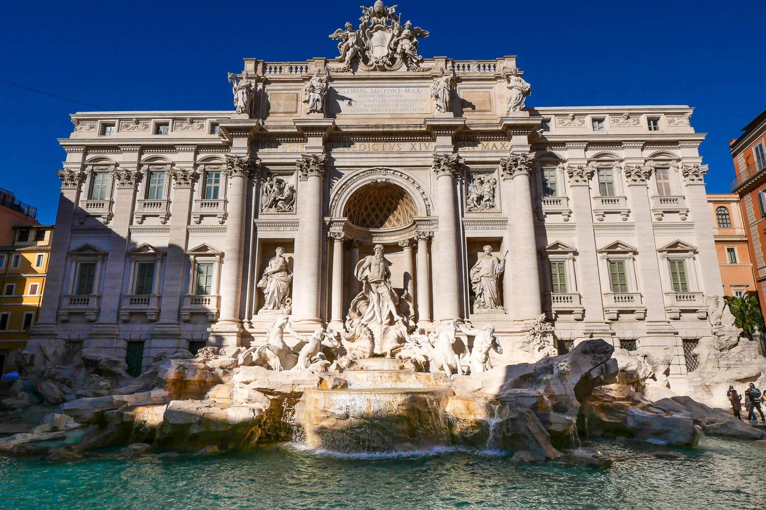 Fontaine de Trevi visiter Rome en 3 jours Italie