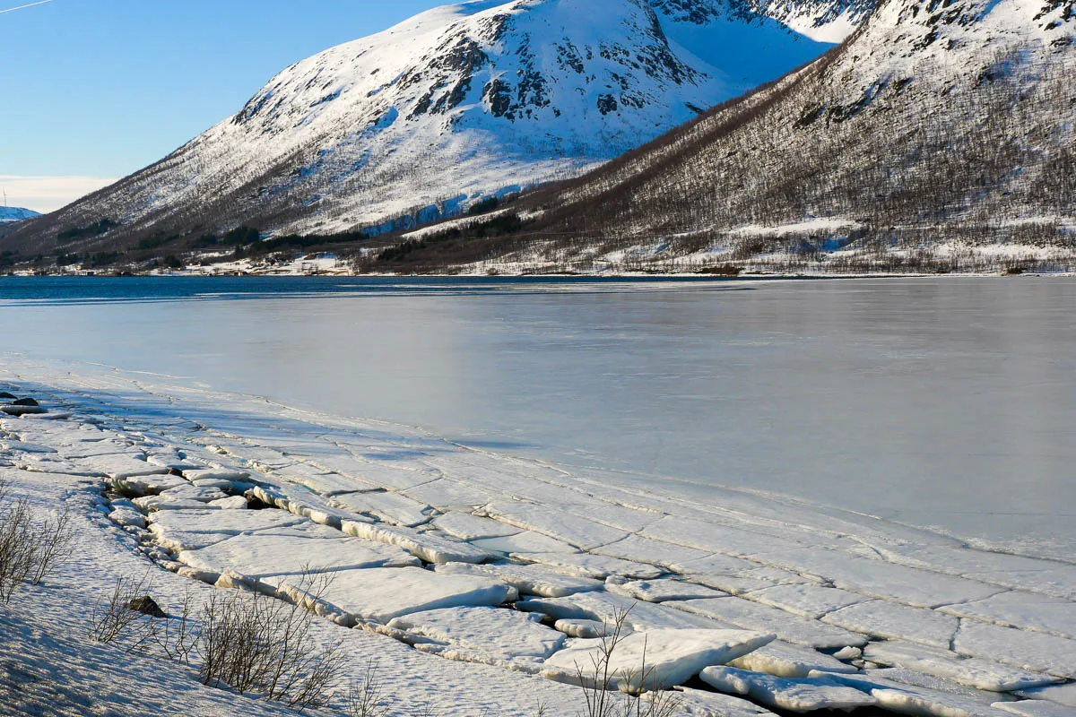Fjord Nordfjord Tromso glace banquise Norvège