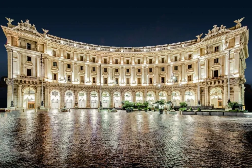 5-star palace hotel where to stay in Rome Italy